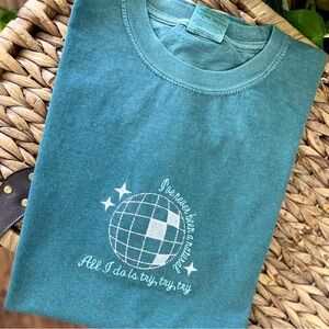 Taylor Swift Embroidered Lyric Tee!!